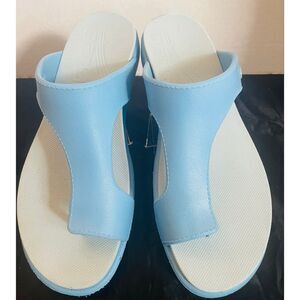 Dansko Womens Krystal Molded Blue Sandal Size 42/11.5-12